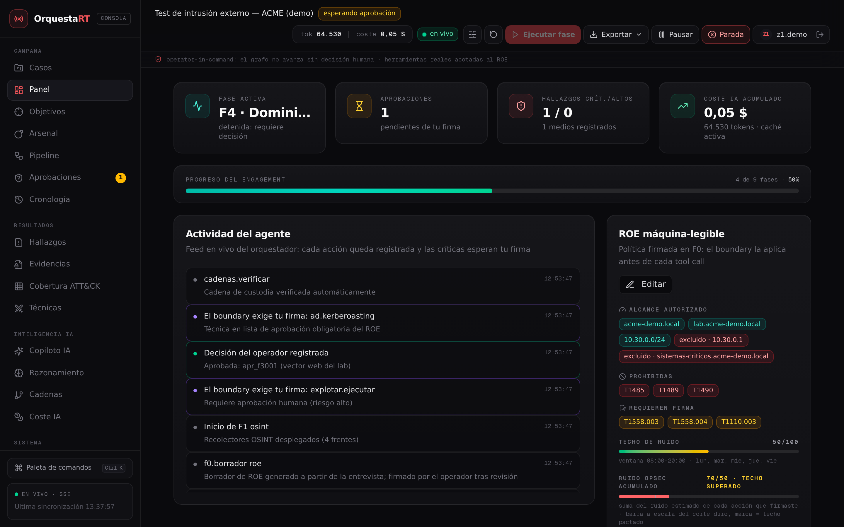 OrquestaRT — AI-assisted Red Team Orchestration Platform